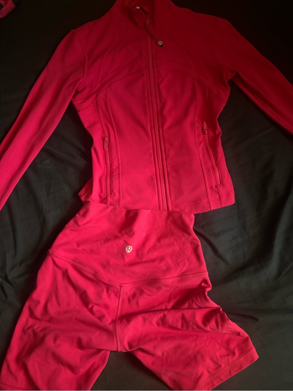 lululemon athletica Hot Pink Two-Piece Active Skirt Set